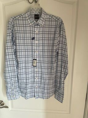 NWT johnnie-O Madden Button Up Shirt size Small Color Malibu $138